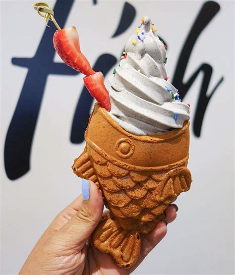 fish ice cream|Taiyaki Ice Cream: A 101 Guide to Fish Ice Cream .